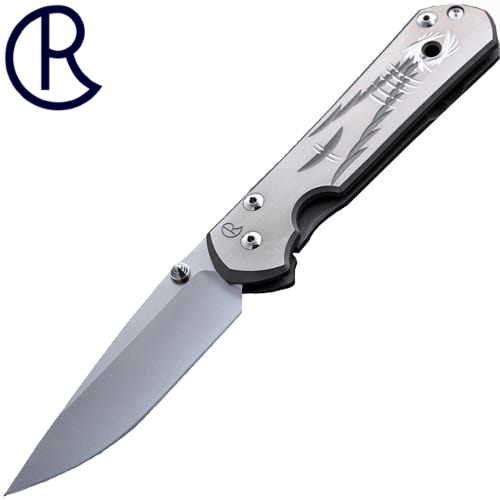 Нож Chris Reeve Large Sebenza 21 Reverse Silver Contrast L21-1178