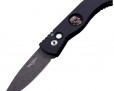 Нож Pro-Tech TR-2 Custom Skull Chad Nichols Damascus Ruby Eyes Inlay TR-2DamSkullRuby