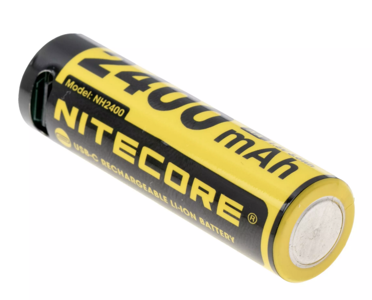 Аккумулятор Li-ion Nitecore NH2400 AA Type-C 3600 mWh, 2400 mAh 1.5 В