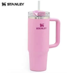 Термокружка Stanley Quencher H2.0 с трубочкой 0,887L пионовая