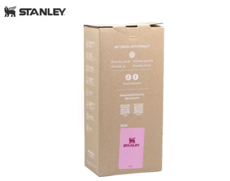 Термокружка Stanley Quencher H2.0 с трубочкой 0,887L пионовая