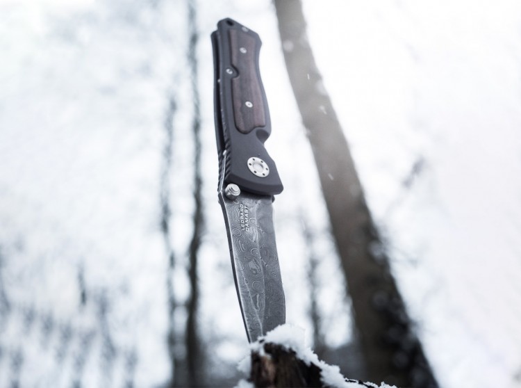 Нож Boker 111054DAM Leopard Damast II