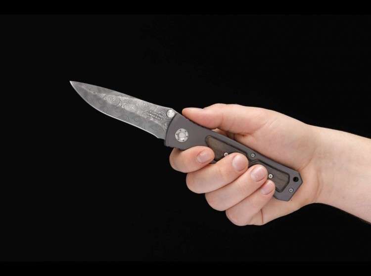 Нож Boker 111054DAM Leopard Damast II