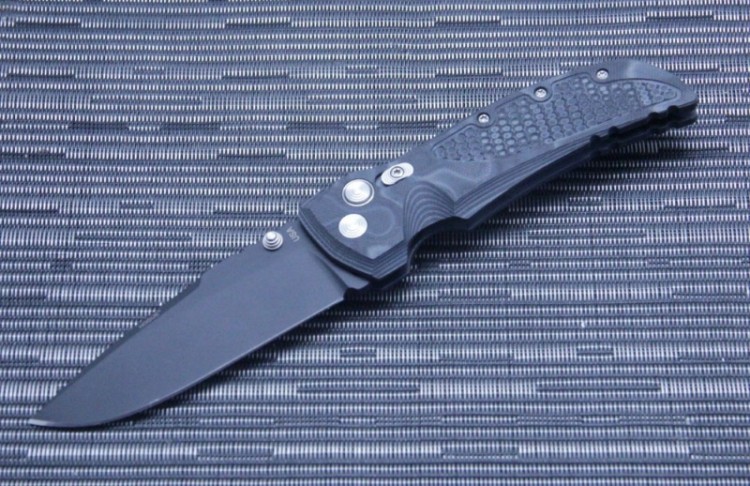 Нож Hogue EX-01 Drop Point 4" Black/Grey G10 34159BK