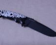 Нож Hogue EX-F01 5.5" Skulls & Bones Black 35179BKSR