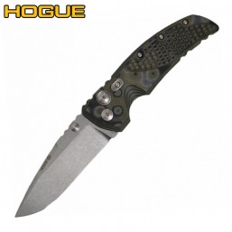 Нож Hogue EX-01 Drop Point 4" Stonewash Green/Grey G10 34158TF