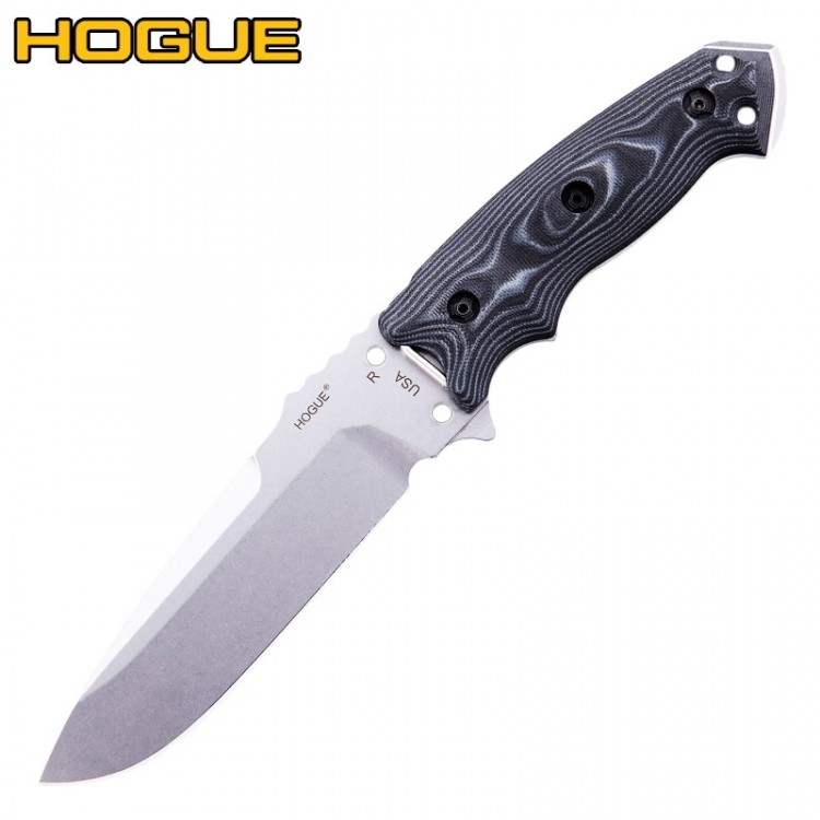 Нож Hogue EX-F01 5.5" Stonewash Grey/Black G-Mascus 35179TFR
