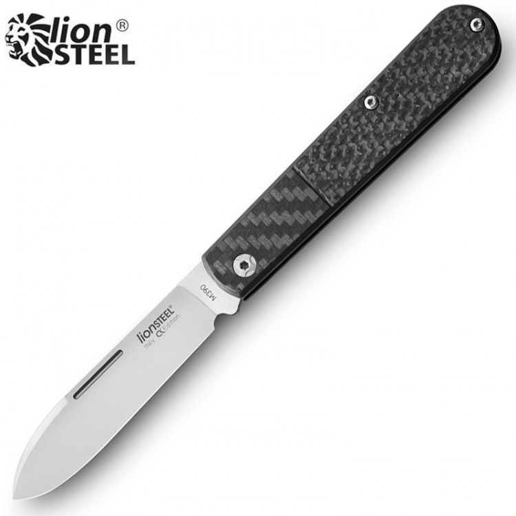 Нож Lion Steel Barlow Slim Roundhead CKS0111 CF-D