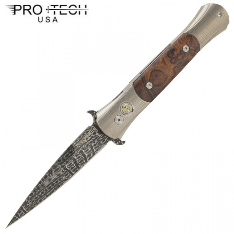 Нож Pro-Tech The Don Custom Titanium Desert Ironwood 1760-DIW