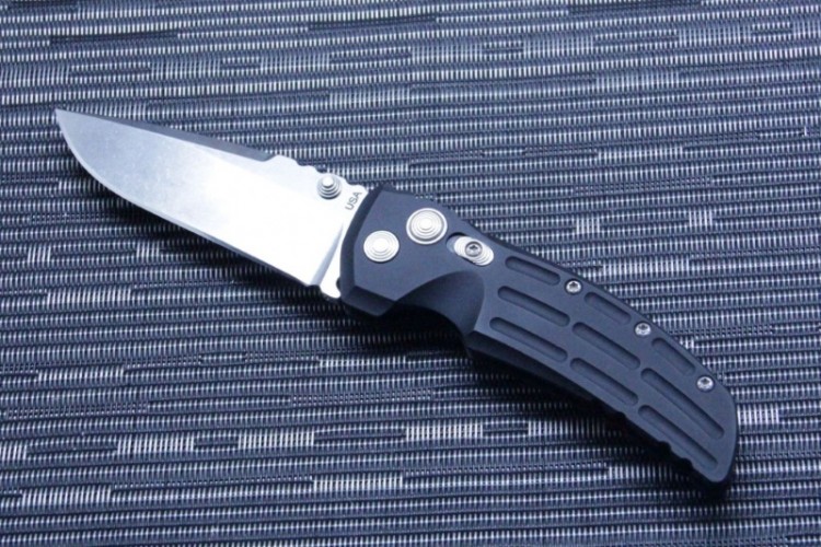 Нож Hogue EX-01 Drop Point 3.5" Stonewash Black 34170TF