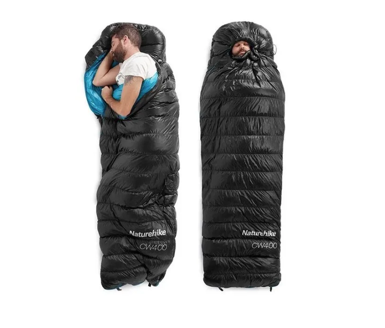 Спальный мешок Naturehike CW400 (размер L) Черный 