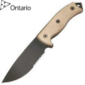 Нож Ontario RAT-5 Canvas Micarta