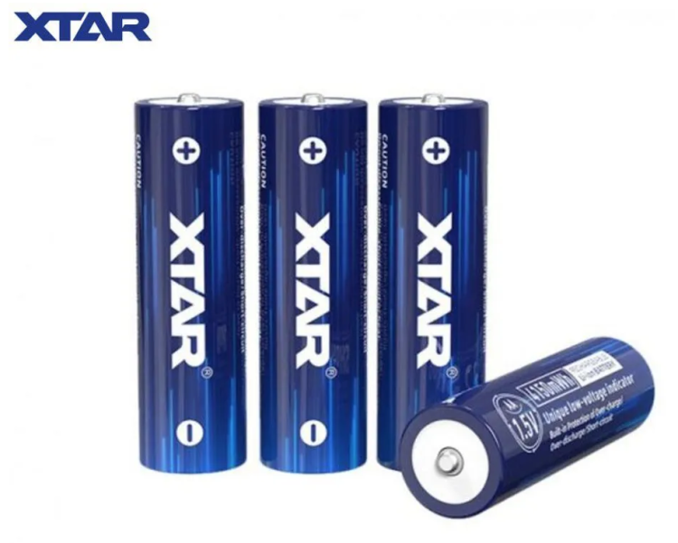 Аккумулятор Li-ion XTAR AA 4150mWh, 2500 mAh 1.5 В