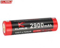 Аккумулятор Klarus 18GT-LT29UR 2900 mAh (-40°C)(+USB порт зарядки)