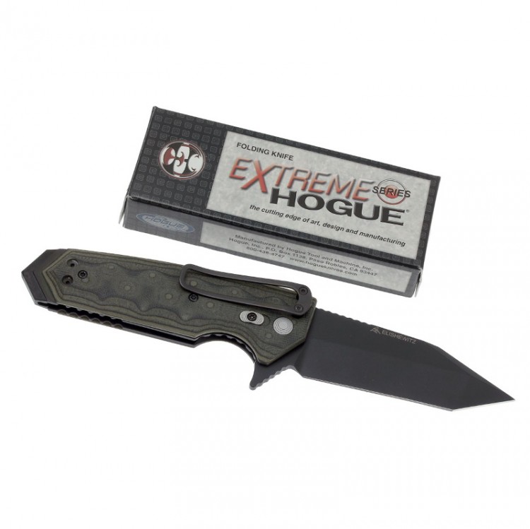 Нож Hogue EX-02 Tanto Green/Grey G10 34208BK
