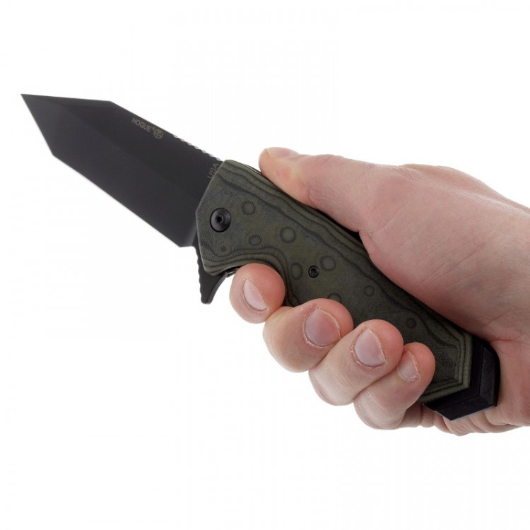Нож Hogue EX-02 Tanto Green/Grey G10 34208BK