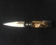 Нож Pro-Tech Godson Obsidian/Abalone/Bronze Inlays 721OBABBrz