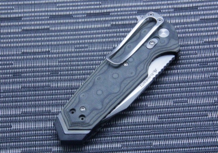 Нож Hogue EX-02 Tanto Satin Finish Green/Grey G10 34208SF