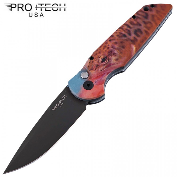 Нож Pro-Tech TR-3 Limited Kellett Anodizing and Pearl Button TR-3Cust