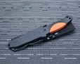 Нож Hogue EX-F02 4.5" Tanto Black/Orange 35244BKR