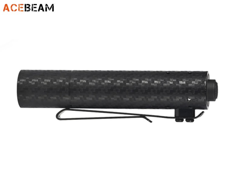 Acebeam Rider RX 2.0 Al Black Carbon Fiber Pattern