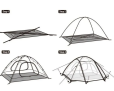 Naturehike CNK2300ZP024 Cloud-Creek 3-местная, коричневая