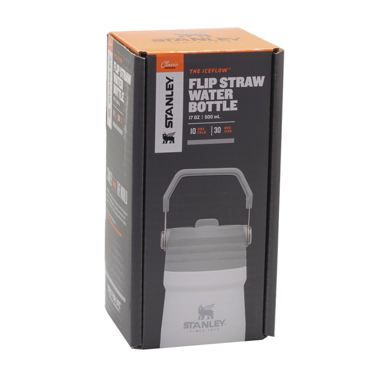 Термобутылка Stanley Classic Flip Straw 0,5L Белая