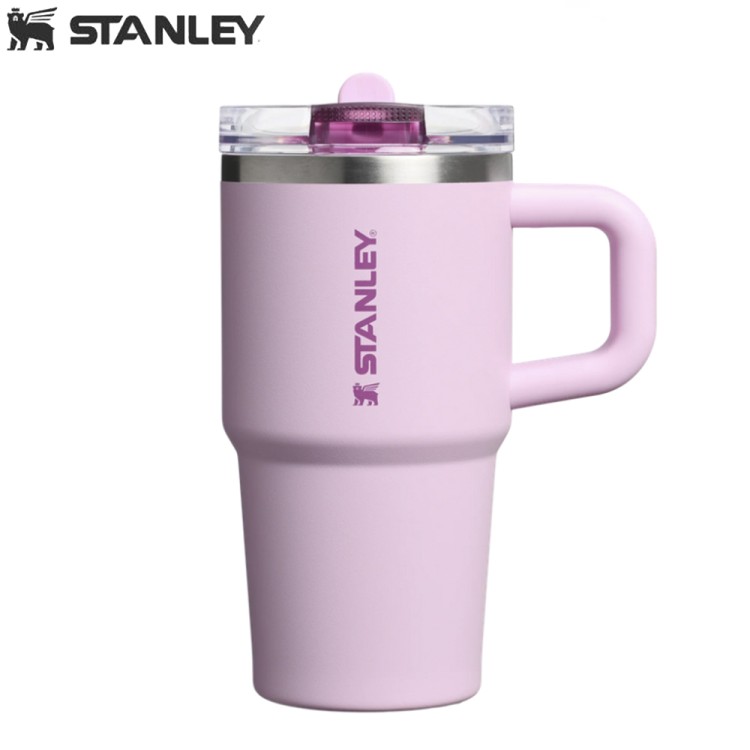 Термокружка Stanley Quencher Protour с трубочкой 0,591L цветущая вишня Термокружка Stanley Quencher Protour с трубочкой 0,591L цветущая вишня