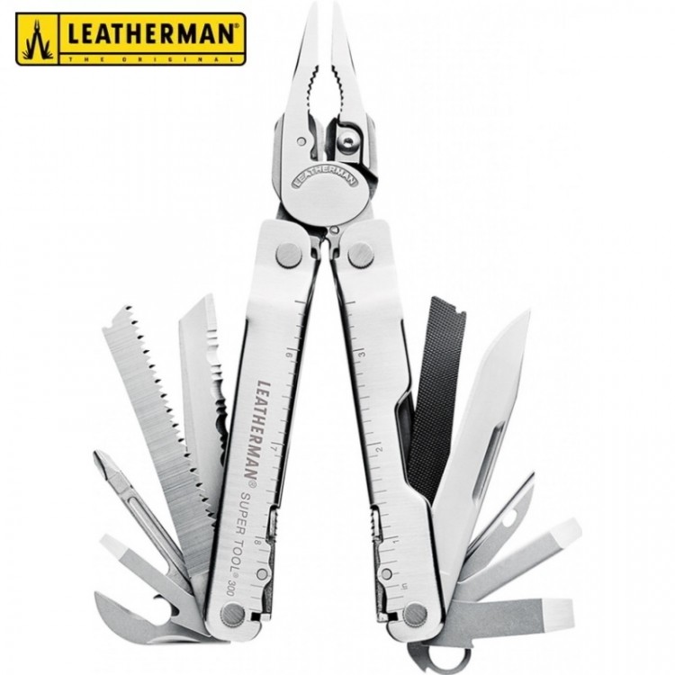 Мультитул Leatherman SuperTool 300 (коричневый кожаный чехол)
