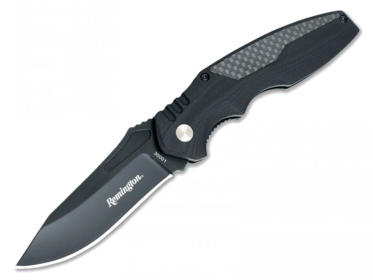 Нож BUCK Remington Liner Lock Black Oxide Coated R30001