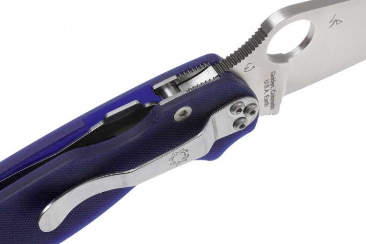 Нож Spyderco ParaMilitary 2 Dark Blue 81GPDBL2