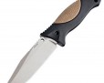 Нож Hogue EX-F02 4.5" Clip Point Stonewash Black/Desert 35253TFR