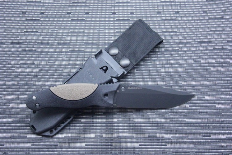 Нож Hogue EX-F02 4.5" Clip Point Black/Desert 35253BKR