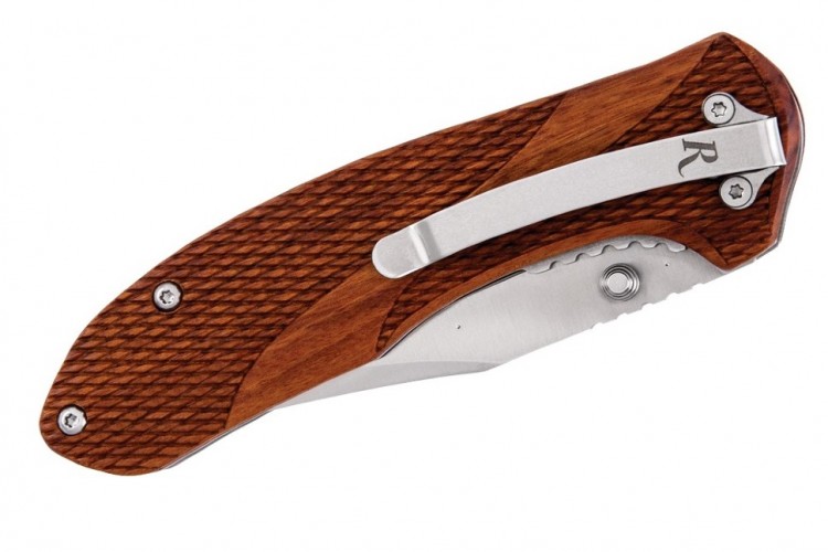 Нож BUCK Remington Liner Lock Large Wood Handle R40001