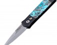 Нож Pro-Tech Godson Black Jet & Turquoise Inlays 721TQZinc