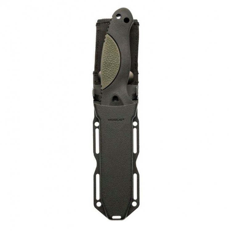 Нож Hogue EX-F02 4.5" Clip Point Stonewash Black/Green 35251TFR