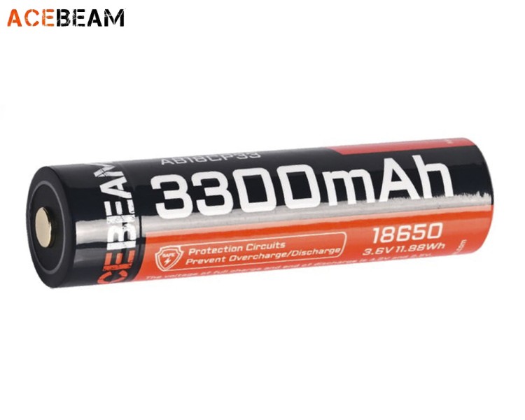 Аккумулятор Acebeam AB18CP33 18650 3,6 В 3300 mAh (+USB порт зарядки) Аккумулятор Acebeam AB18CP33 18650 3,6 В 3300 mAh (+USB порт зарядки)
