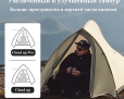 Naturehike CNK2350WS020 Cloud Up Pro 1-местная, желтая