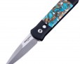Нож Pro-Tech Godson Turquoise/Abalone/Bronze 721TQABBRZ