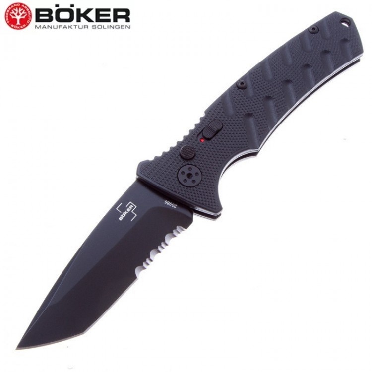 Автоматический нож Boker 01BO401 Strike Tanto All Black