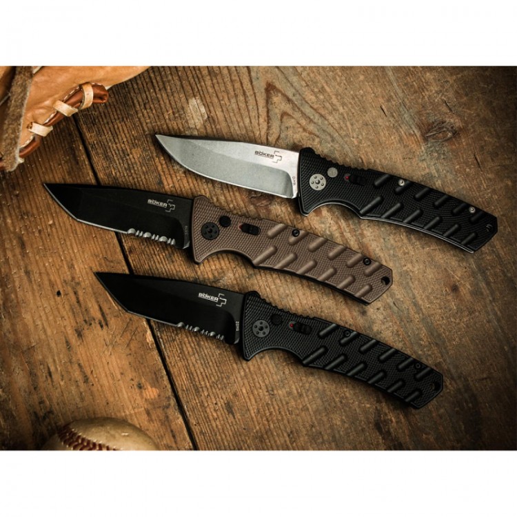 Автоматический нож Boker 01BO401 Strike Tanto All Black