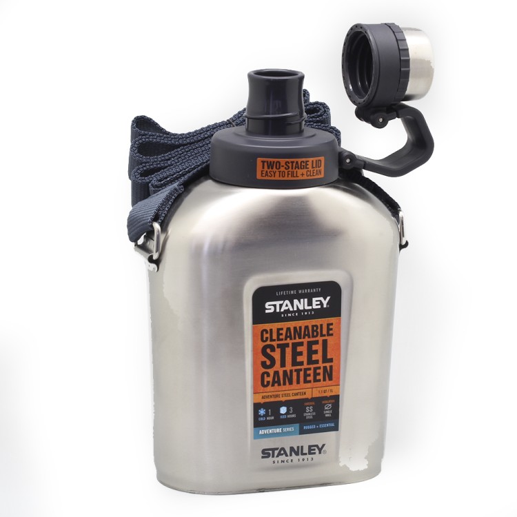 Фляга Stanley Cleanable Canteen 1L Stainless Steel