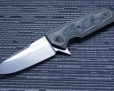 Нож Hogue EX-02 Spear Point Flipper Stonewash Green/Grey G10 34218TF