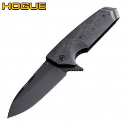 Нож Hogue EX-02 Spear Point Flipper Black/Grey G10 34219BK