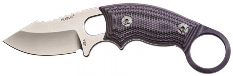 Нож Hogue EX-F03 Tanto Clip Point Purple 35338TF