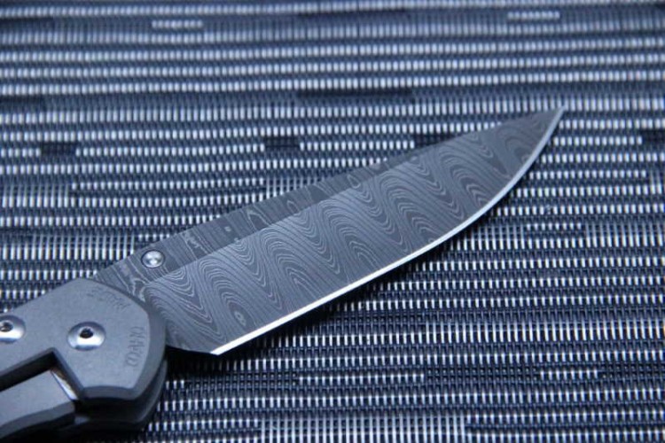 Нож Chris Reeve Large Sebenza 21 Unique Graphics Agate Cabochon Damascus L21UNdLadAgate