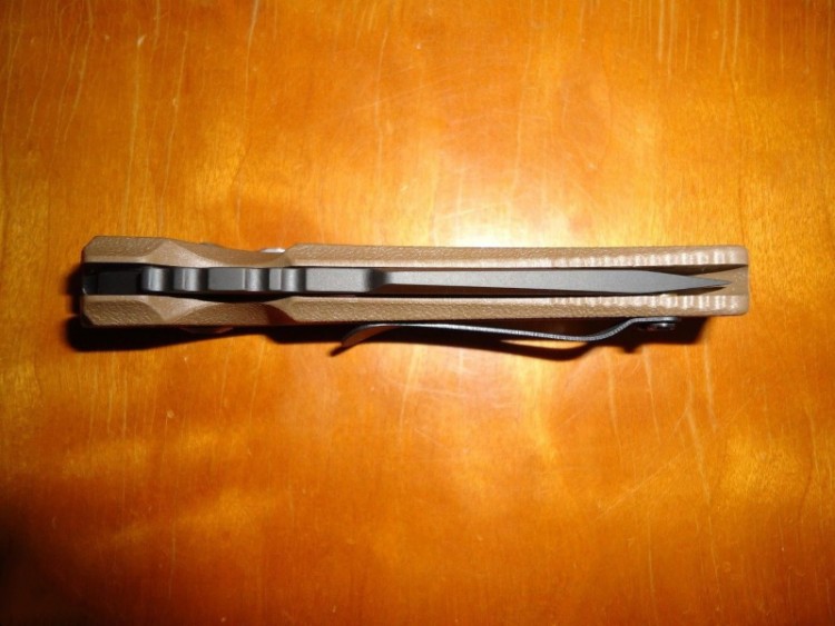 Нож Hogue EX-03 Auto Tanto Brown 34323BK