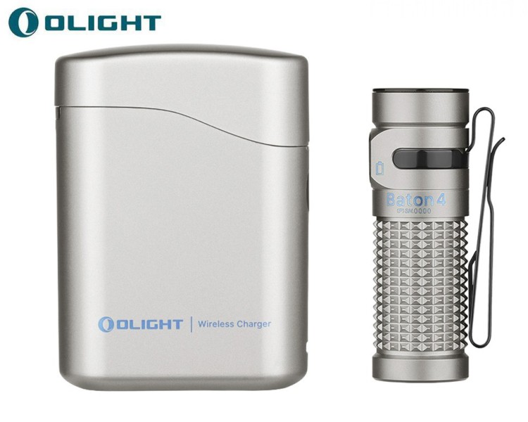Olight Baton 4 Premium Edition Titanium