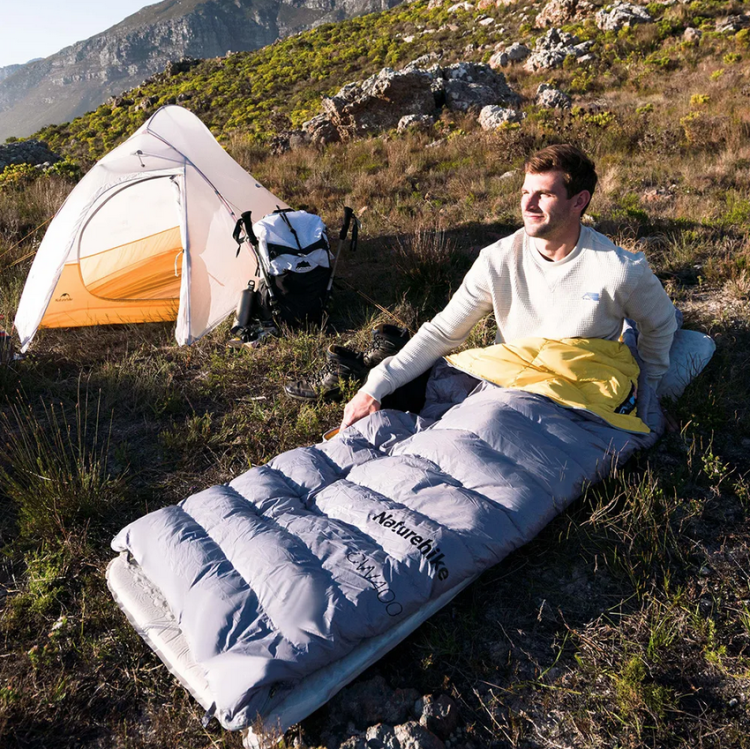 Naturehike CNK2450WS048 CW700 из утиного пуха серый (размер M)