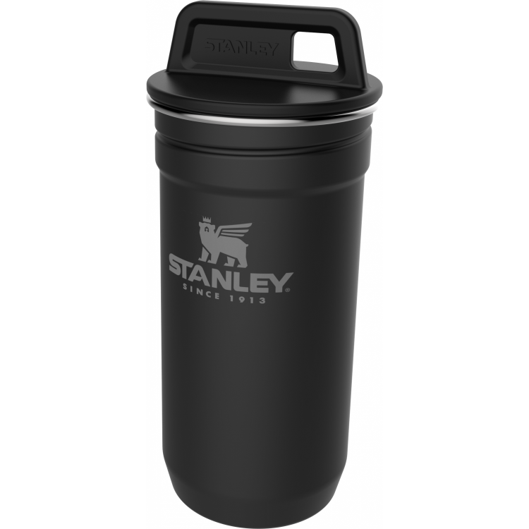 Набор стопок Stanley Adventure (4 шт по 59 mL + футляр) Black